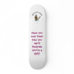Dark Womens Water Polo Player Skateboard