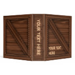 Dark Wood Crate - Binder