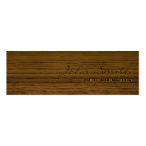 Dark Wood Debt Counselor Business Card