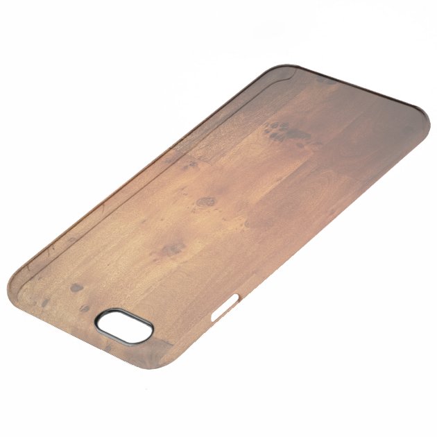 Dark Wood Grain Woodgrain Wood Look Pattern Uncommon Clearlyâ„¢ Deflector iPhone 6 Plus Case-3