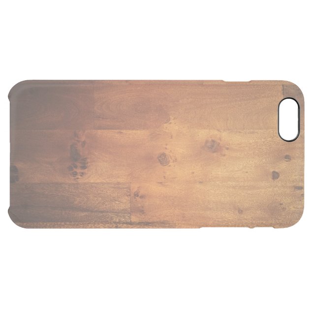 Dark Wood Grain Woodgrain Wood Look Pattern Uncommon Clearlyâ„¢ Deflector iPhone 6 Plus Case-5