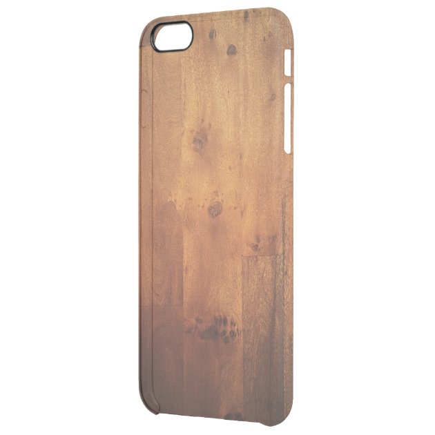 Dark Wood Grain Woodgrain Wood Look Pattern Uncommon Clearlyâ„¢ Deflector iPhone 6 Plus Case