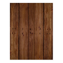 Dark Wood Planks Post Cards