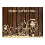 Dark Wood RSVP Postcard
