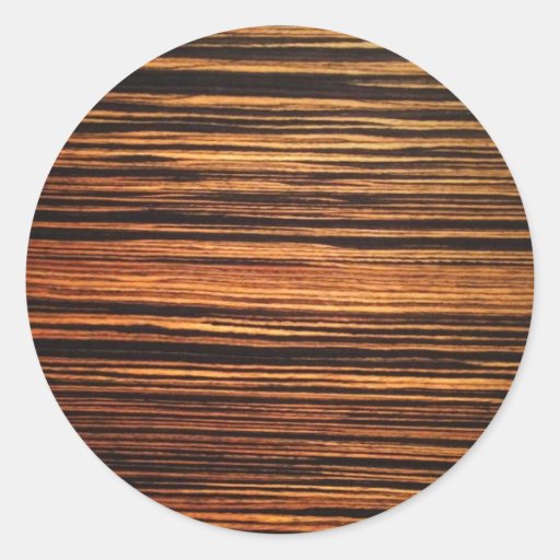 Dark Wood Veneer Sticker Zazzle