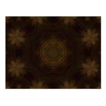 Dark wooden pattern post card
