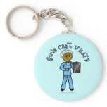 Dark X-ray Technologist Girl Key Chain