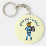 Dark X-ray Technologist Girl Key Chain