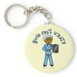 Dark X-ray Technologist Girl Key Chain