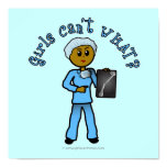 Dark X-ray Technologist Girl Print