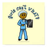 Dark X-ray Technologist Girl Print