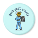 Dark X-ray Technologist Girl Refrigerator Magnet