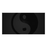 Dark Yin and Yank - Yin Yang Photo Greeting Card