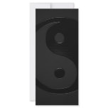 Dark Yin and Yank - Yin Yang Personalized Rack Card