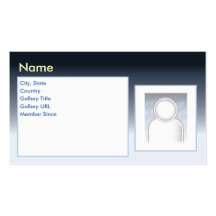 Dark Zazzle - Business Business Card Template