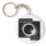 DARKER DUBZ black an White Dubstep Dub keychains