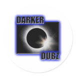 DARKER DUBZ blue Dub Dubstep stickers