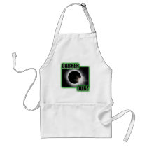 DARKER DUBZ green Dubstep Dub aprons by dubsteptshirts DARKER DUBZ green Dubstep Dub aprons