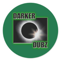 DARKER DUBZ green Dubstep Dub stickers by dubsteptshirts DARKER DUBZ green Dubstep Dub stickers