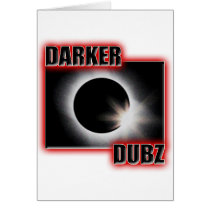 DARKER DUBZ red Dubstep Dub cards by dubsteptshirts DARKER DUBZ red Dubstep Dub cards
