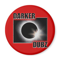 DARKER DUBZ red Dubstep Dub magnets by dubsteptshirts DARKER DUBZ red Dubstep Dub magnets