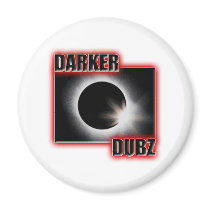 DARKER DUBZ red Dubstep Dub magnets by dubsteptshirts DARKER DUBZ red Dubstep Dub magnets