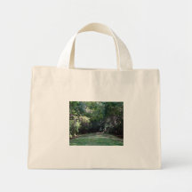 Darker green woods with grass path middle bag