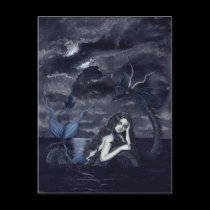 Darkest Night postcard by elvenstarart Darkest Night postcard