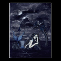Darkest Night postcard postcards