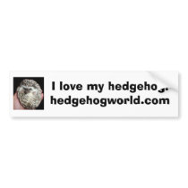 darkhedgie bumper sticker