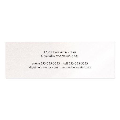 Darkly Technical Writer Business Card Templates (back side)