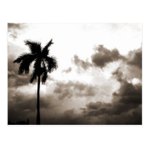 Darkness Moving In - Sepia Postcard