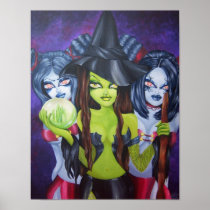 Darkness of Oz  Fantasy Art Print