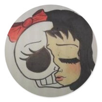 Darla Diggs Round Stickers