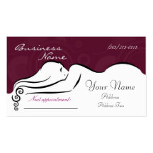 Darla's  [fuscia] Business Cards