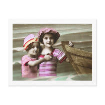 Darling Antique French Postcard Design