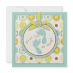 Darling Baby Toes TY Square Custom Invitations