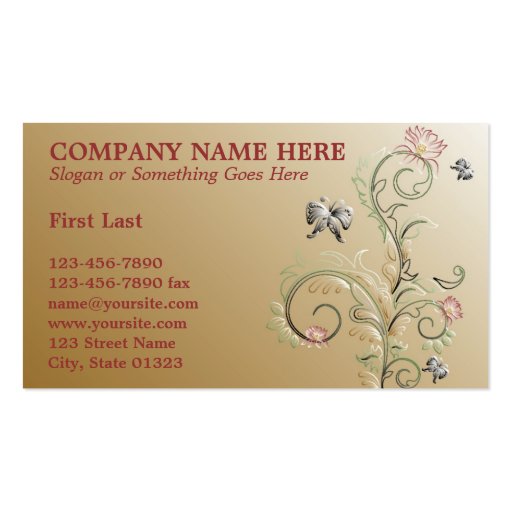 Darling Business Card Template (front side)