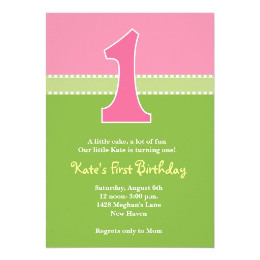 Darling Days Personalized Invite