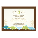 Darling Dinosaurs Birthday Party Invitation