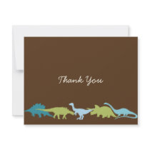 Darling Dinosaurs Thank You Card invitations