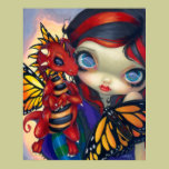Darling Dragonling III ART PRINT dragon fairy cute posters by strangeling Darling Dragonling III ART PRINT dragon fairy cute posters