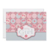 Darling Girl Invitation Card invitation