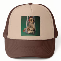 Darling Little Bulldog Puppy Trucker Hat