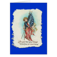 Darling Vintage Americana Design Card
