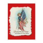 Darling Vintage Americana Design Postcards
