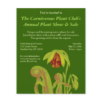 Darlingtonia californica, Carnivorous Plant Personalized Flyer