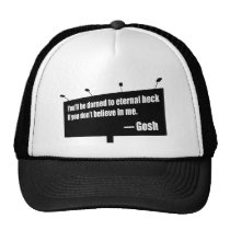 Darned to Eternal Heck funny hat hats
