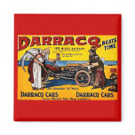 Darracq - Vintage Auto Advertisement Fridge Magnets