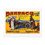 Darracq - Vintage Auto Advertisement postcards
